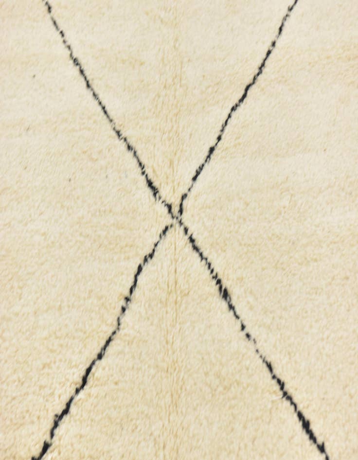 Detail image of  7' x 9' 9  Hand Knotted Moroccan Wool Rug