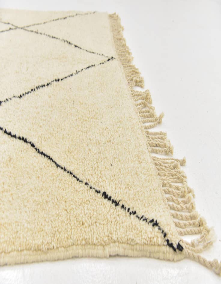 Detail image of  7' x 9' 9  Hand Knotted Moroccan Wool Rug