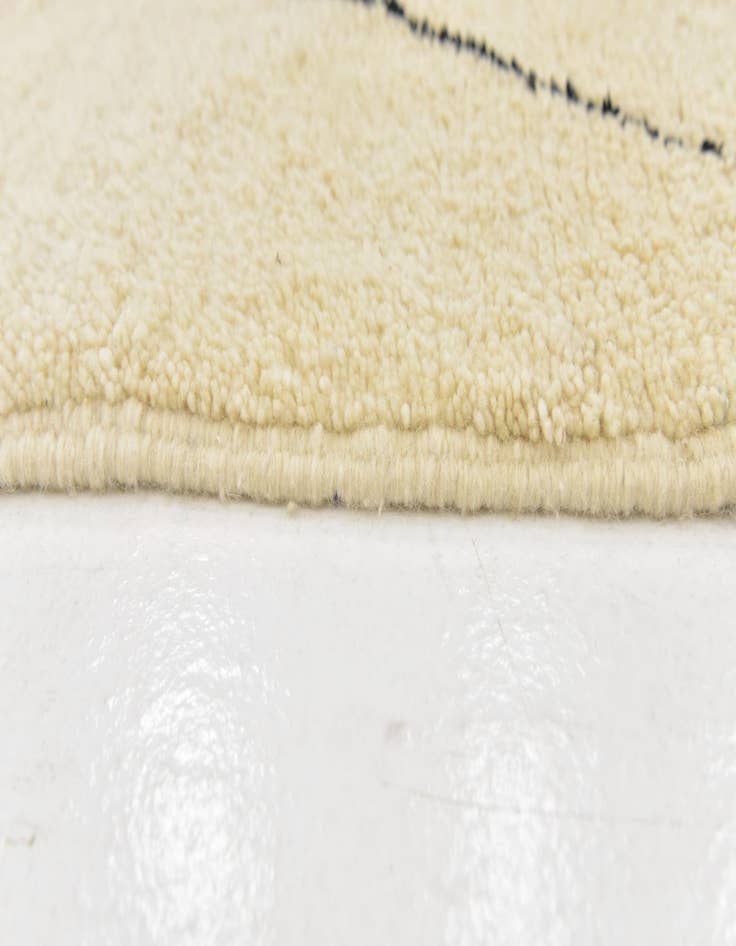 Detail image of  7' x 9' 9  Hand Knotted Moroccan Wool Rug