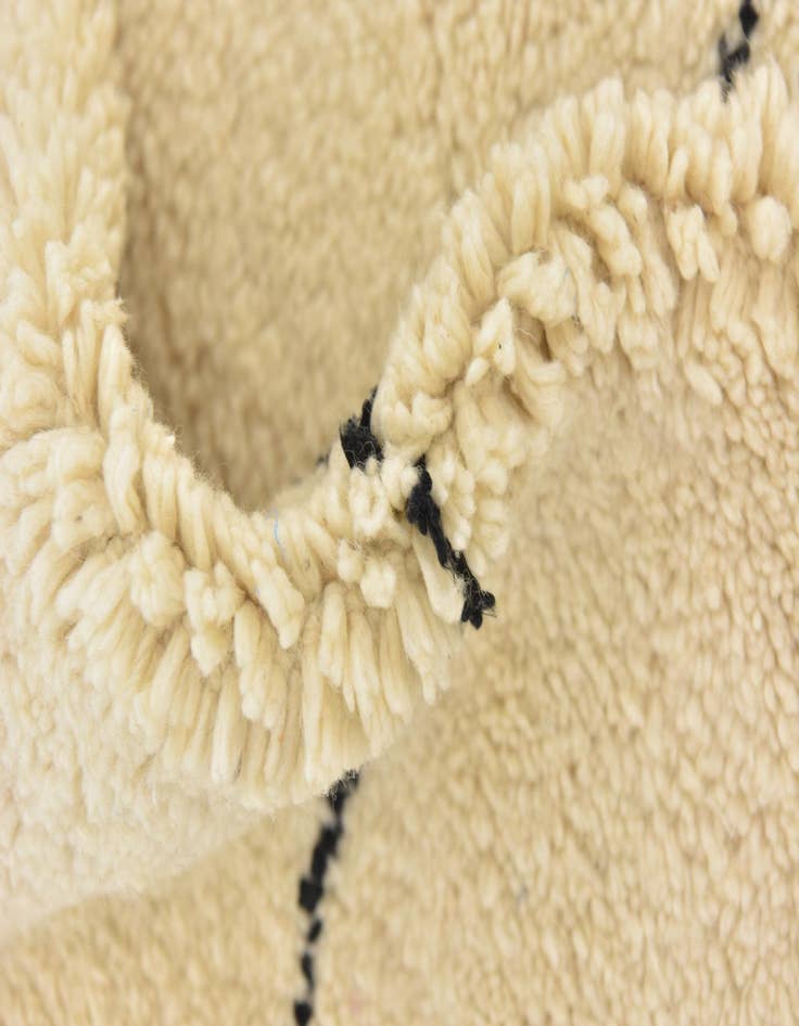 Detail image of  7' x 9' 9  Hand Knotted Moroccan Wool Rug