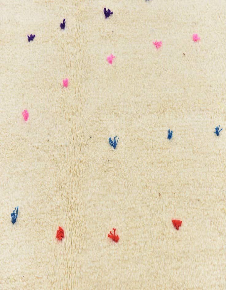 Detail image of  6' 7 x 9' 5  Hand Knotted Moroccan Wool Rug