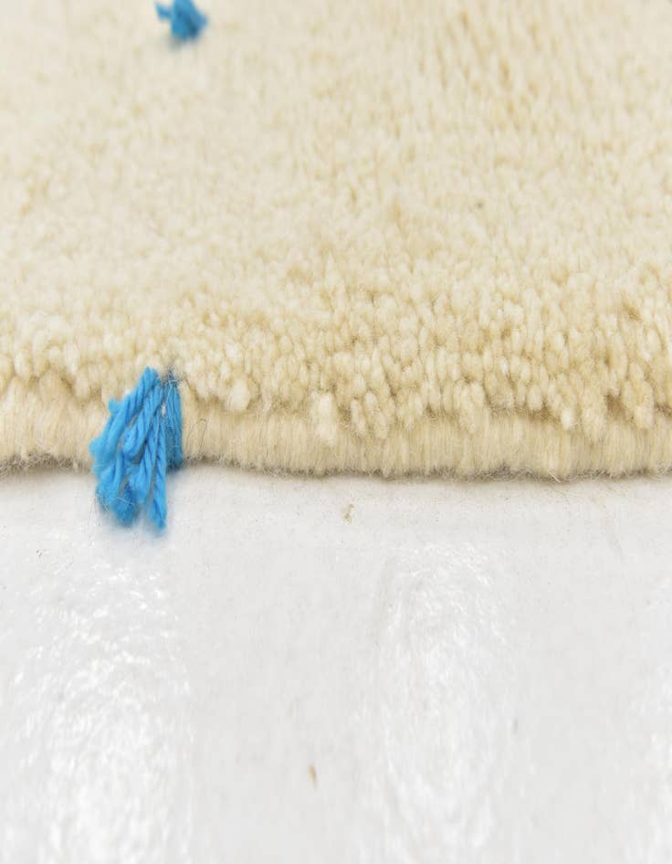 Detail image of  6' 7 x 9' 5  Hand Knotted Moroccan Wool Rug