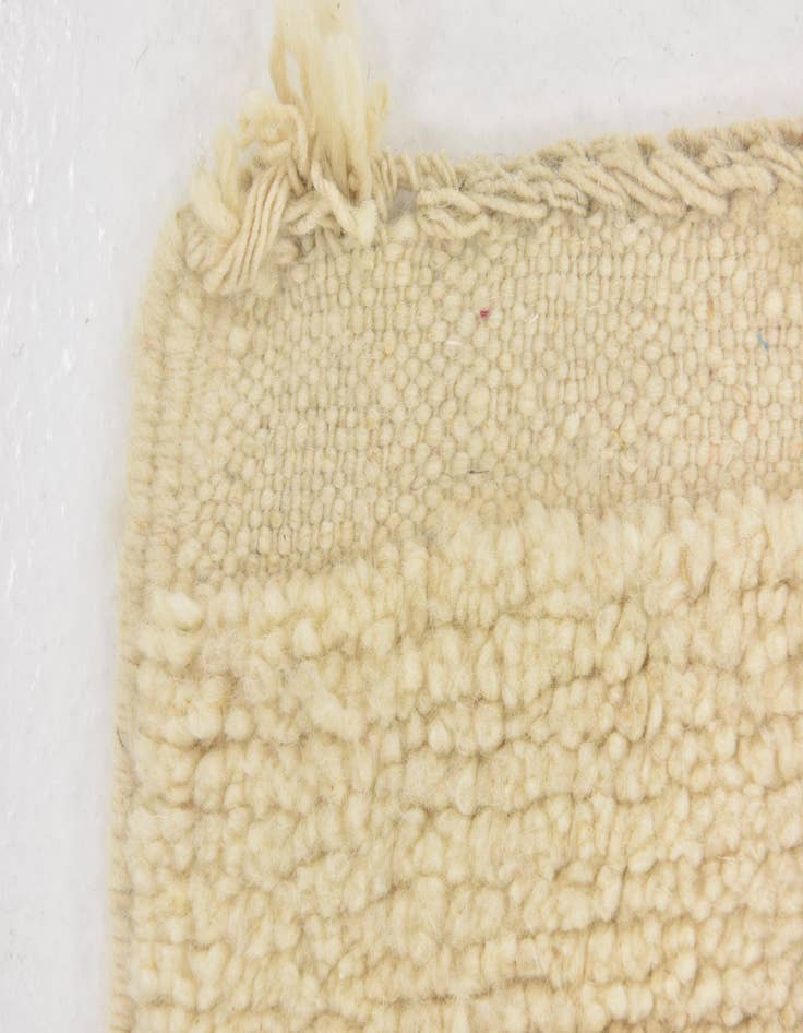 Detail image of  6' 10 x 9' 4  Hand Knotted Moroccan Wool Rug