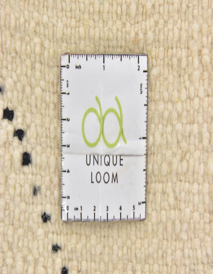 Detail image of  6' 10 x 9' 4  Hand Knotted Moroccan Wool Rug