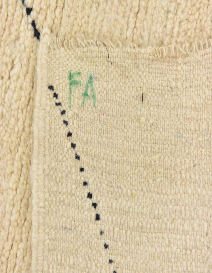 Detail image of  6' 10 x 9' 4  Hand Knotted Moroccan Wool Rug