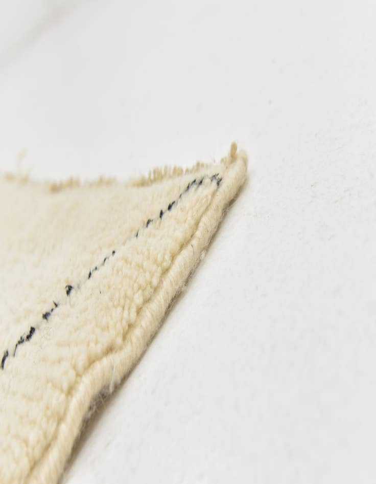 Detail image of  6' 10 x 9' 4  Hand Knotted Moroccan Wool Rug