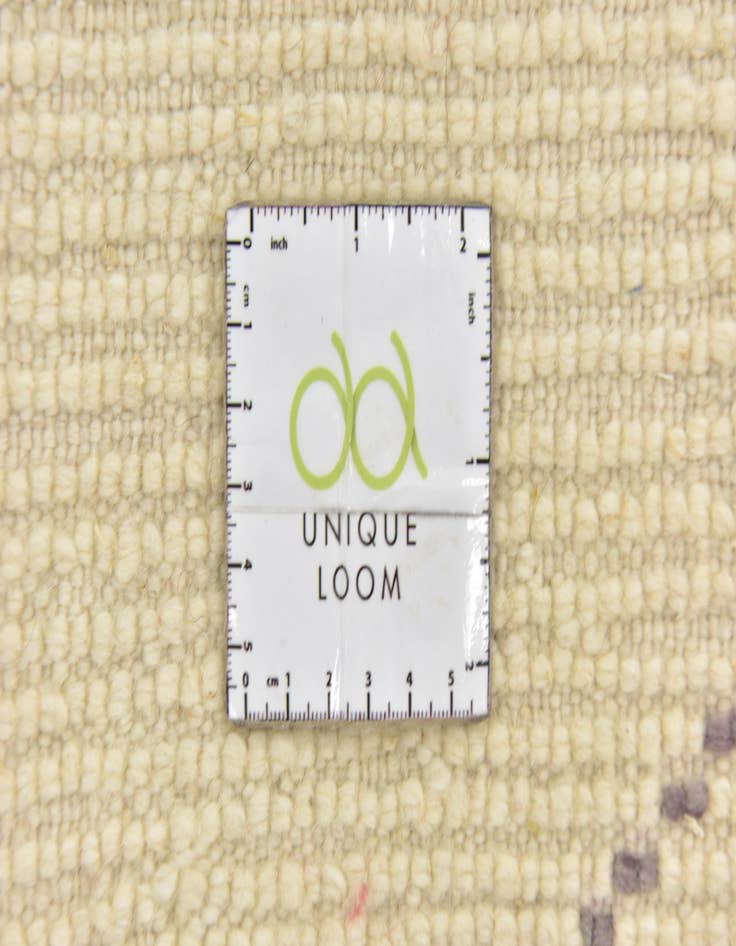 Detail image of  6' 9 x 9' 10  Hand Knotted Moroccan Wool Rug