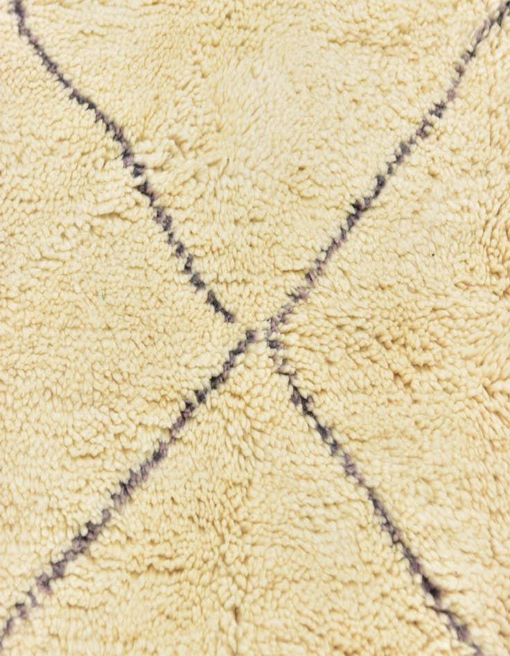 Detail image of  6' 9 x 9' 10  Hand Knotted Moroccan Wool Rug