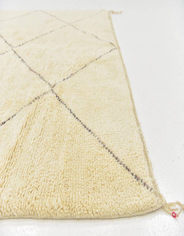 Detail image of  6' 9 x 9' 10  Hand Knotted Moroccan Wool Rug