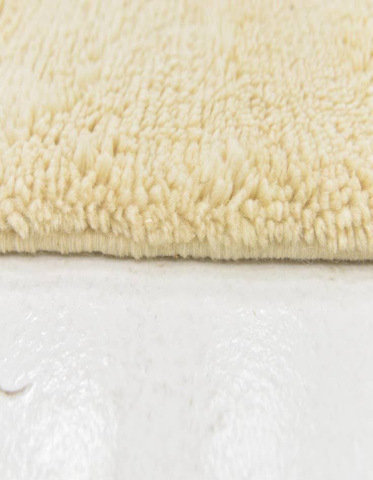 Detail image of  6' 9 x 9' 10  Hand Knotted Moroccan Wool Rug