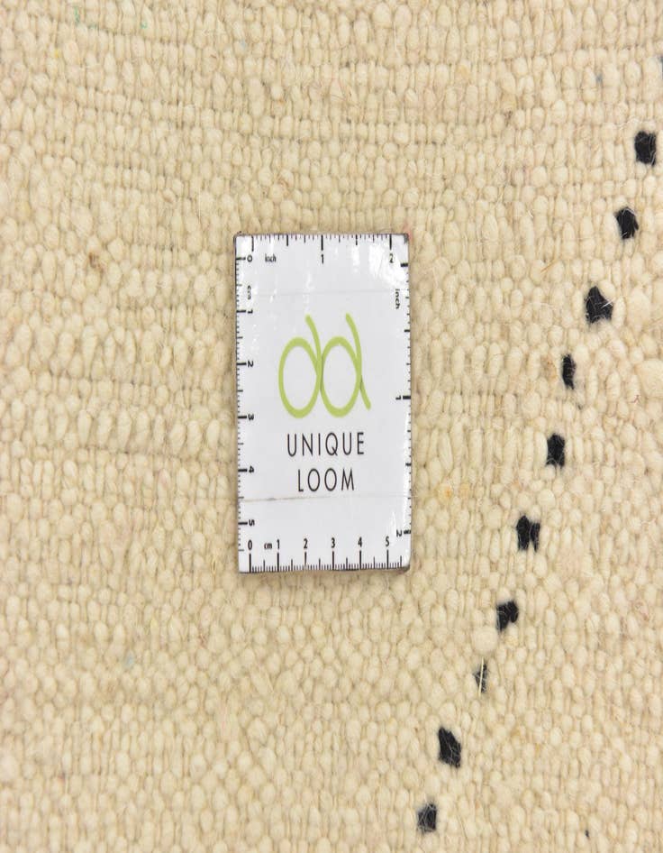 Detail image of  6' 8 x 9' 7  Hand Knotted Moroccan Wool Rug