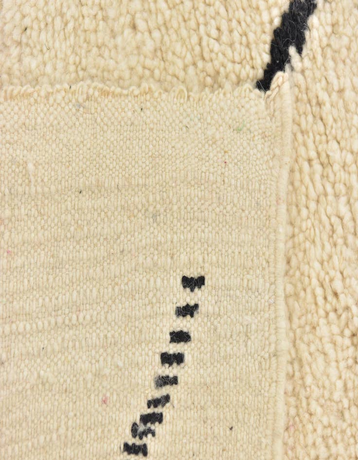 Detail image of  6' 2 x 9' 7  Hand Knotted Moroccan Wool Rug