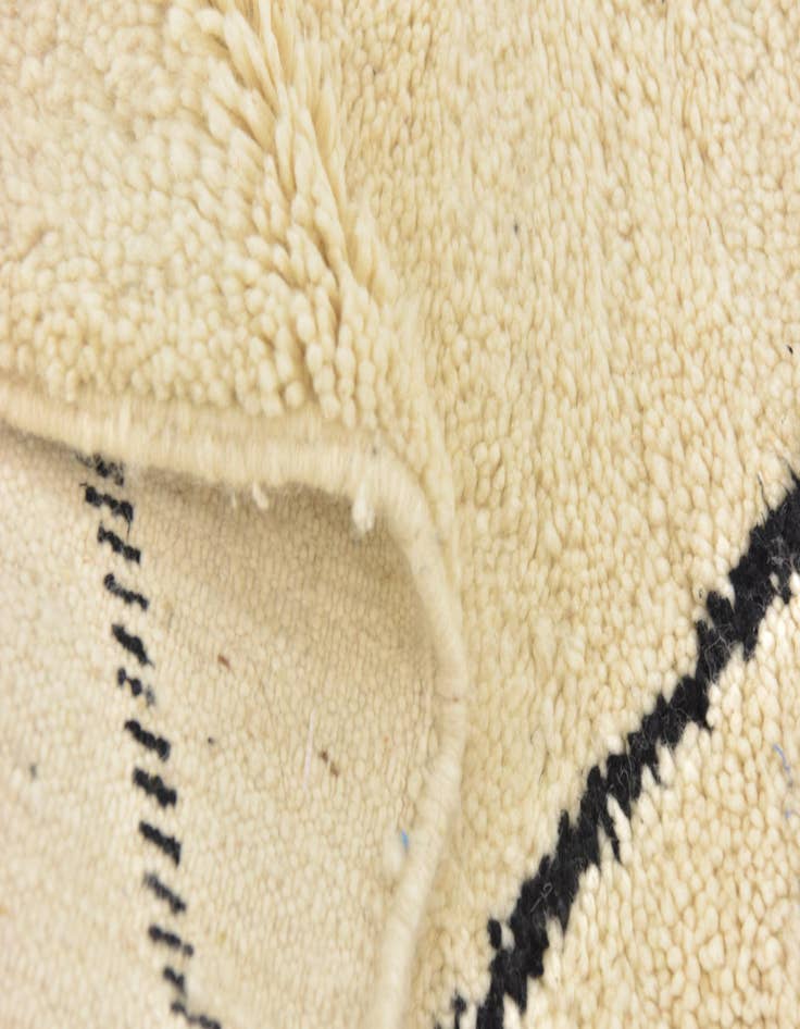 Detail image of  6' 2 x 9' 7  Hand Knotted Moroccan Wool Rug