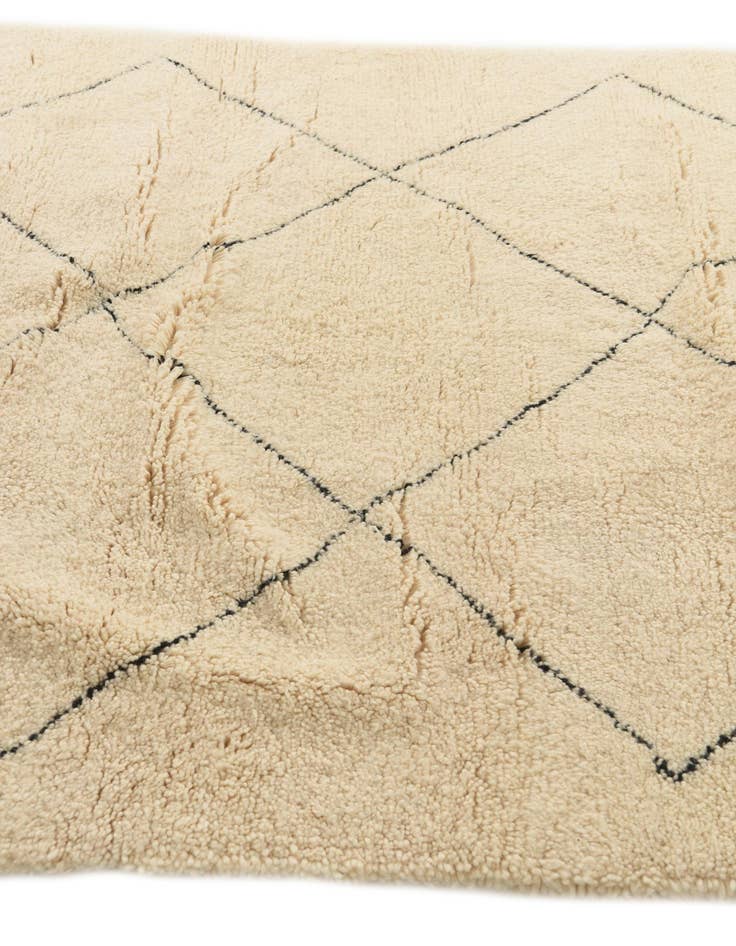 Detail image of  6' 10 x 10' 5  Hand Knotted Moroccan Wool Rug