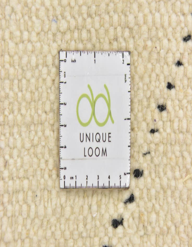 Detail image of  6' 7 x 9' 9  Hand Knotted Moroccan Wool Rug