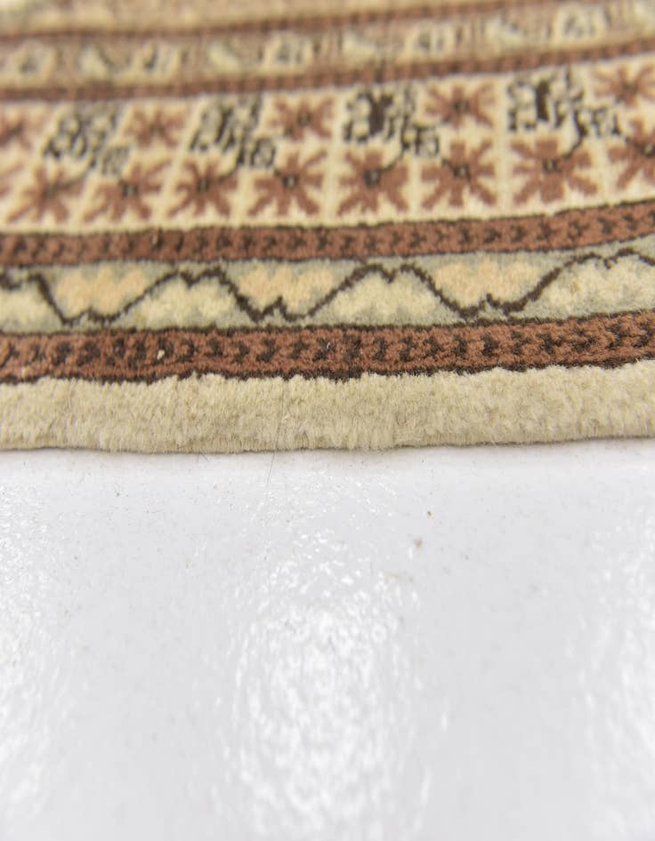 Detail image of  3' 2 x 5' 4  Hand Knotted Moroccan Wool Rug