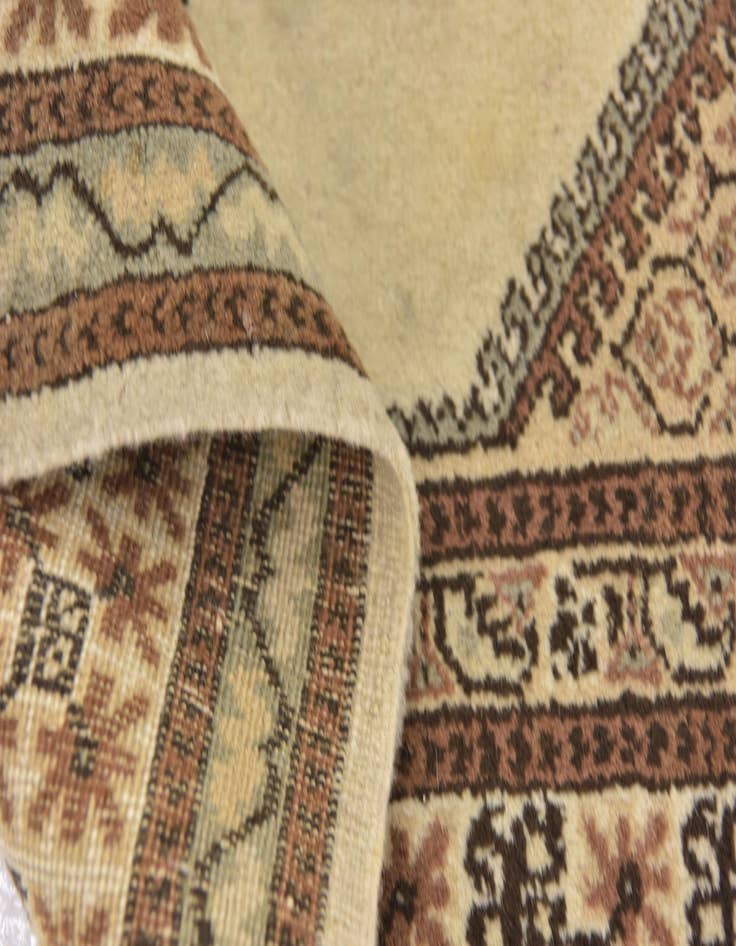 Detail image of  3' 2 x 5' 4  Hand Knotted Moroccan Wool Rug