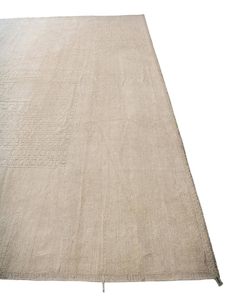 Detail image of  13' 4 x 17'  Hand Knotted Moroccan Wool Rug