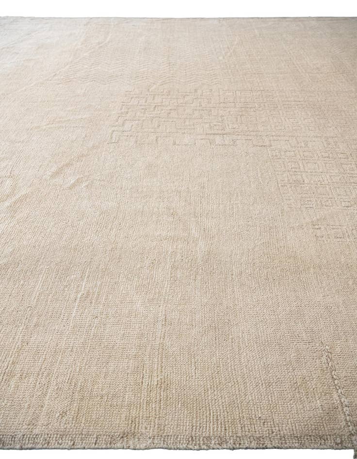 Detail image of  13' 4 x 17'  Hand Knotted Moroccan Wool Rug