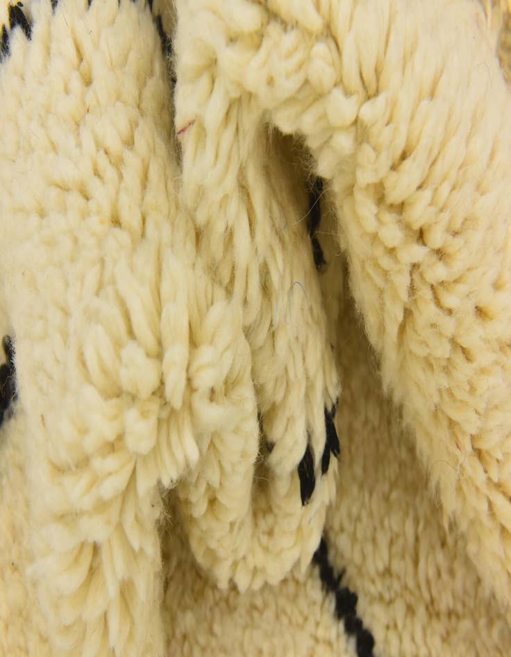 Detail image of  5' x 7' 6  Hand Knotted Moroccan Wool Rug