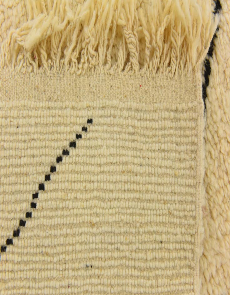 Detail image of  5' x 7' 6  Hand Knotted Moroccan Wool Rug