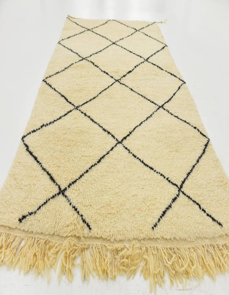 Detail image of  5' x 7' 6  Hand Knotted Moroccan Wool Rug