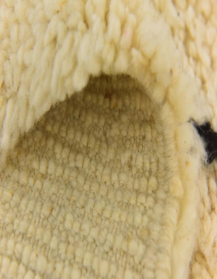 Detail image of  5' 4 x 8' 2  Hand Knotted Moroccan Wool Rug