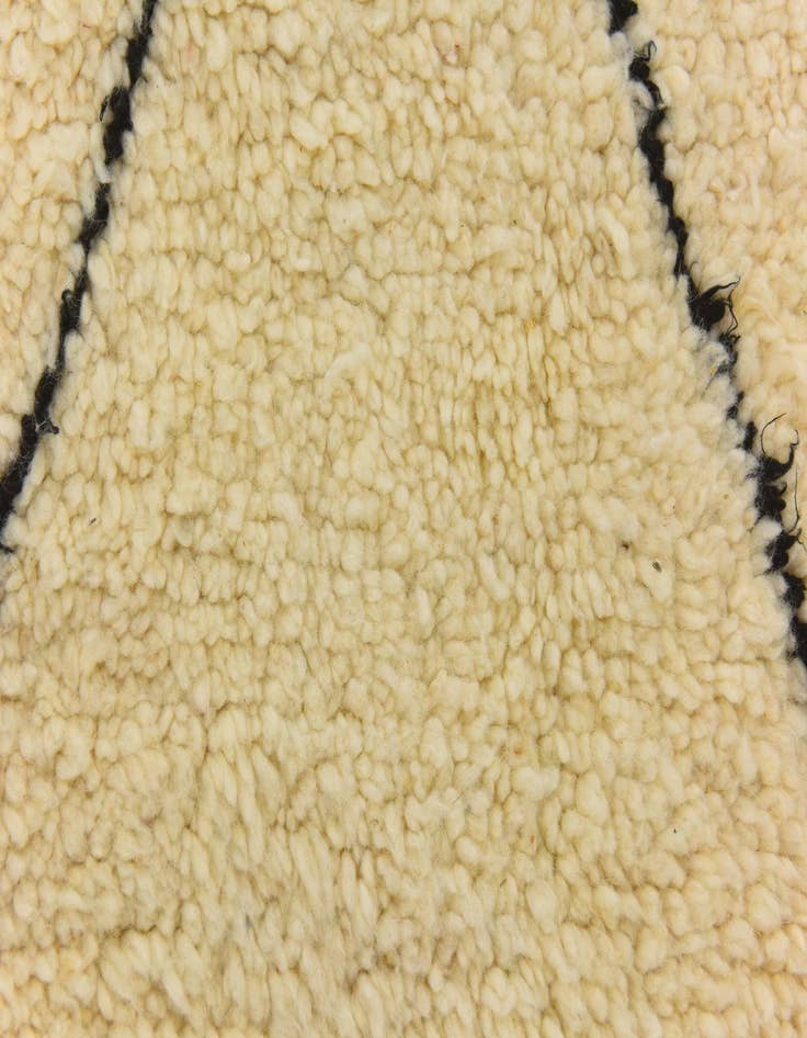 Detail image of  5' 4 x 8' 2  Hand Knotted Moroccan Wool Rug