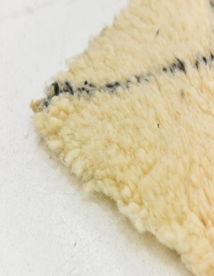 Detail image of  5' 5 x 8' 7  Hand Knotted Moroccan Wool Rug