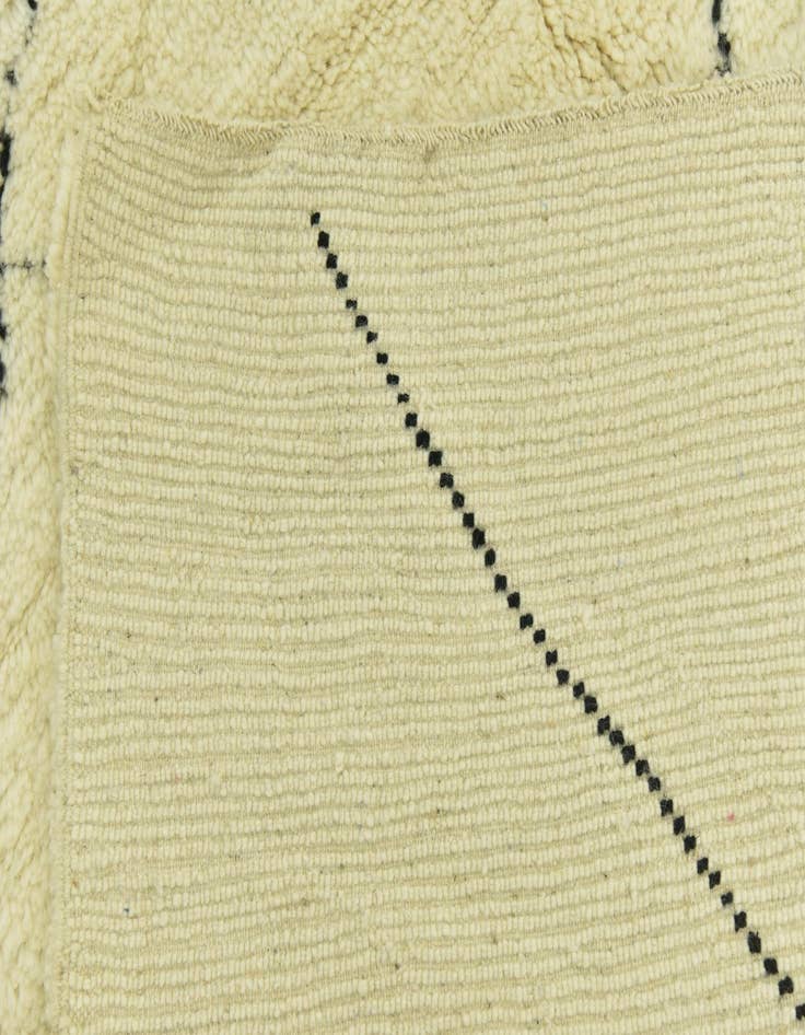 Detail image of  6' 7 x 9' 4  Hand Knotted Moroccan Wool Rug