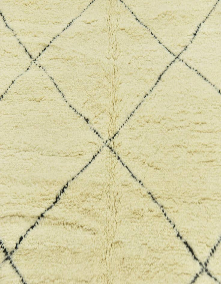 Detail image of  6' 7 x 9' 4  Hand Knotted Moroccan Wool Rug