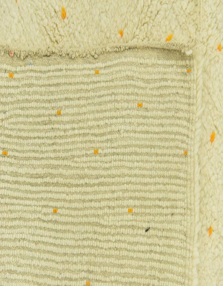 Detail image of  5' 2 x 8'  Hand Knotted Moroccan Wool Rug