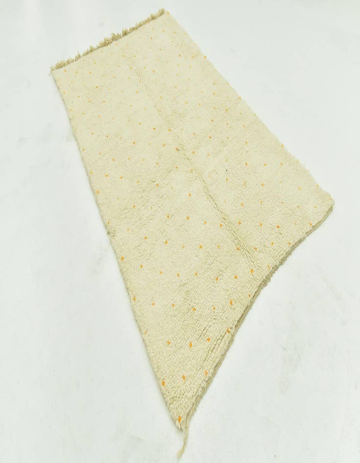 Detail image of  5' 2 x 8'  Hand Knotted Moroccan Wool Rug