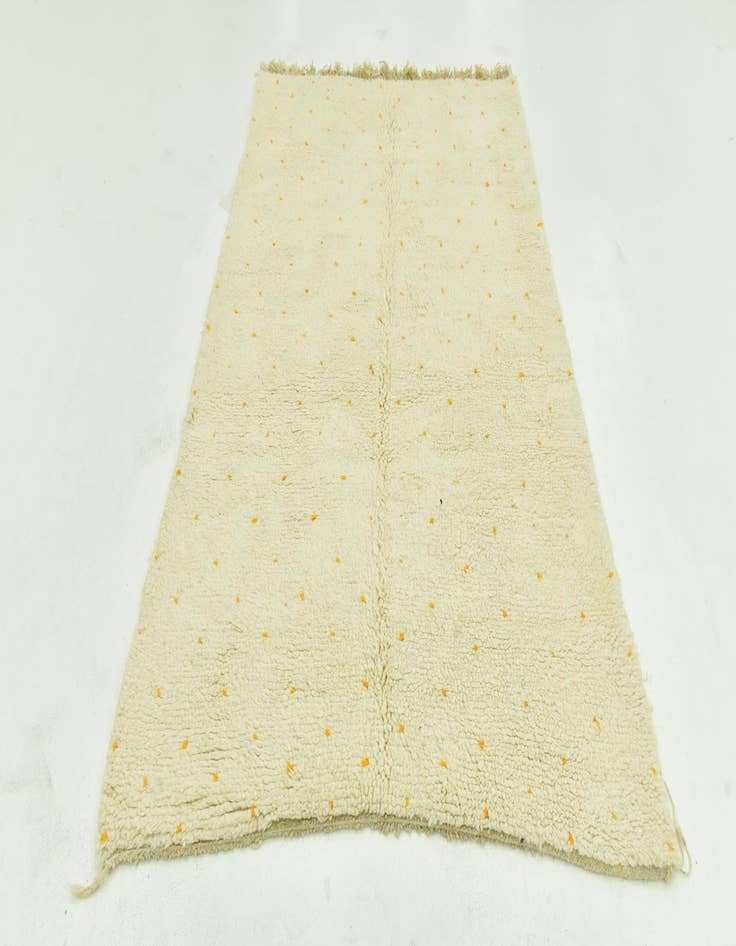 Detail image of  5' 2 x 8'  Hand Knotted Moroccan Wool Rug