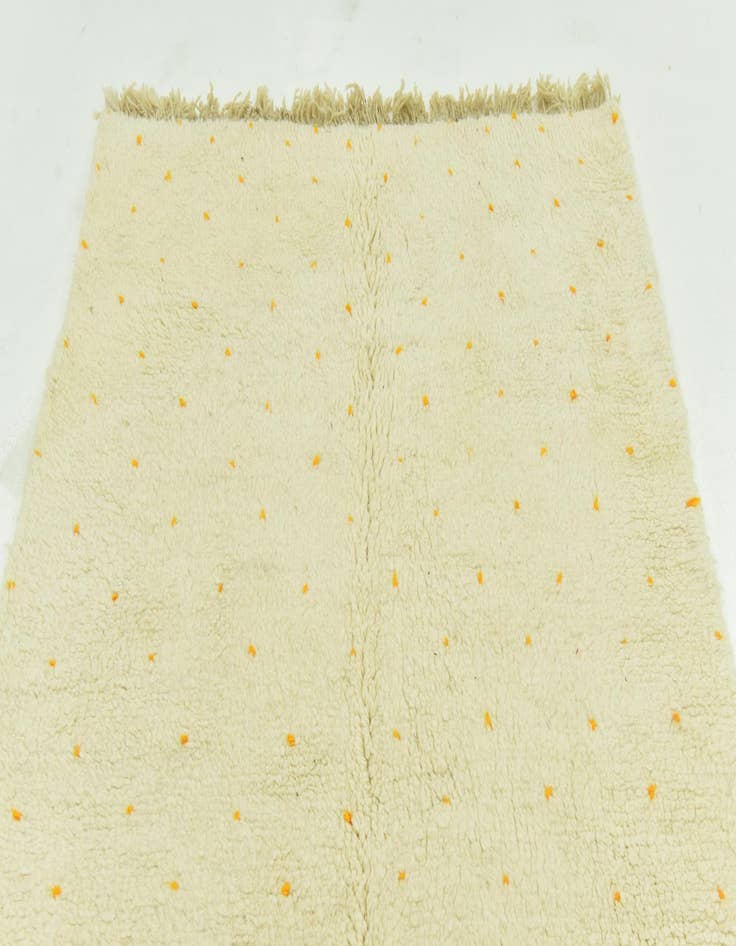 Detail image of  5' 2 x 8'  Hand Knotted Moroccan Wool Rug