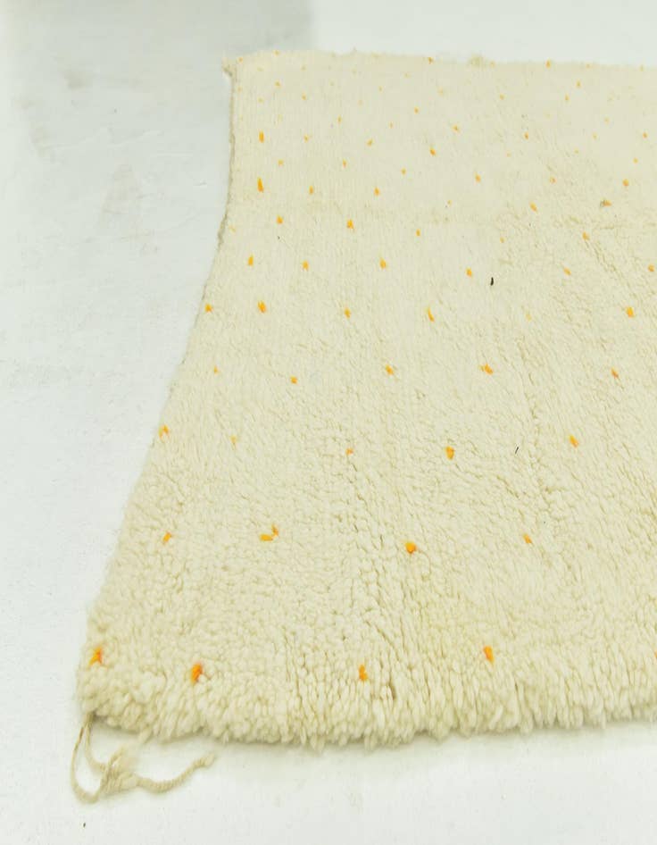 Detail image of  5' 2 x 8'  Hand Knotted Moroccan Wool Rug