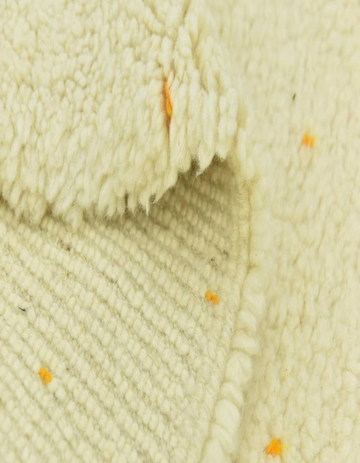 Detail image of  5' 2 x 8'  Hand Knotted Moroccan Wool Rug