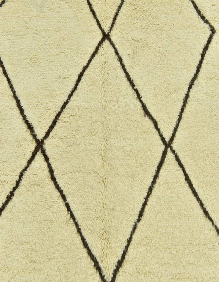 Detail image of  5' 3 x 8' 2  Hand Knotted Moroccan Wool Rug