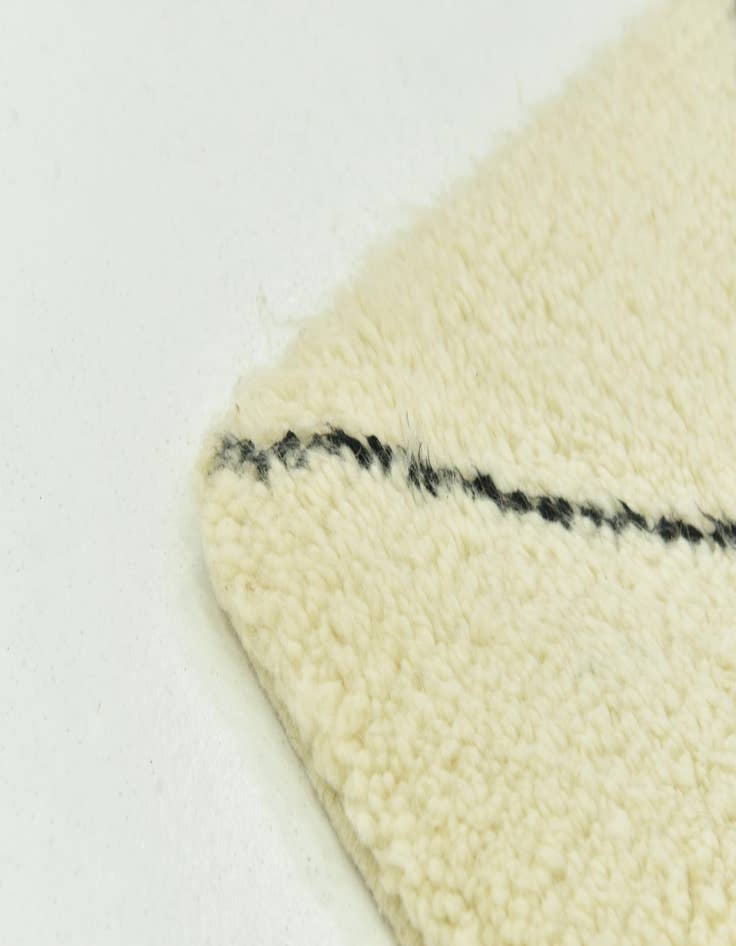 Detail image of  5' 4 x 8' 5  Hand Knotted Moroccan Wool Rug