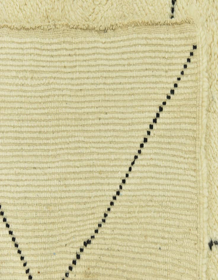 Detail image of  5' 10 x 7' 8  Hand Knotted Moroccan Wool Rug