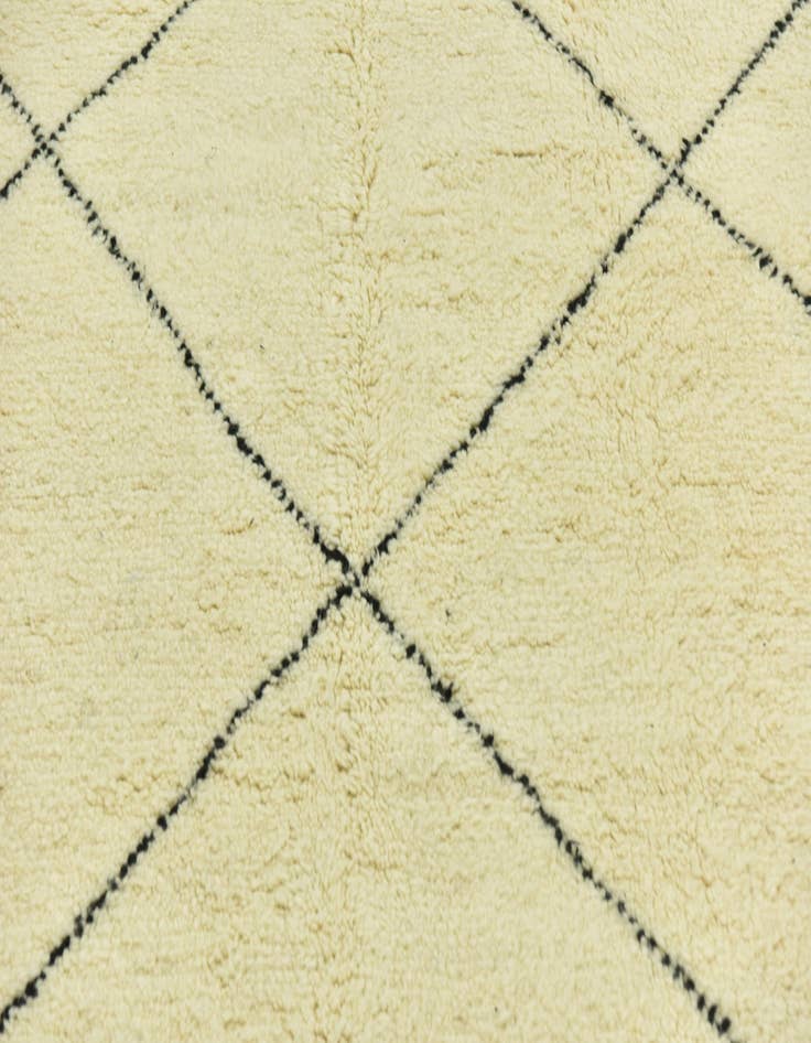 Detail image of  5' 10 x 7' 8  Hand Knotted Moroccan Wool Rug