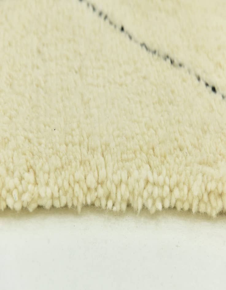 Detail image of  5' 10 x 7' 8  Hand Knotted Moroccan Wool Rug