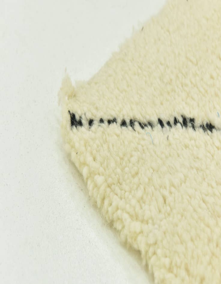 Detail image of  5' 10 x 7' 8  Hand Knotted Moroccan Wool Rug