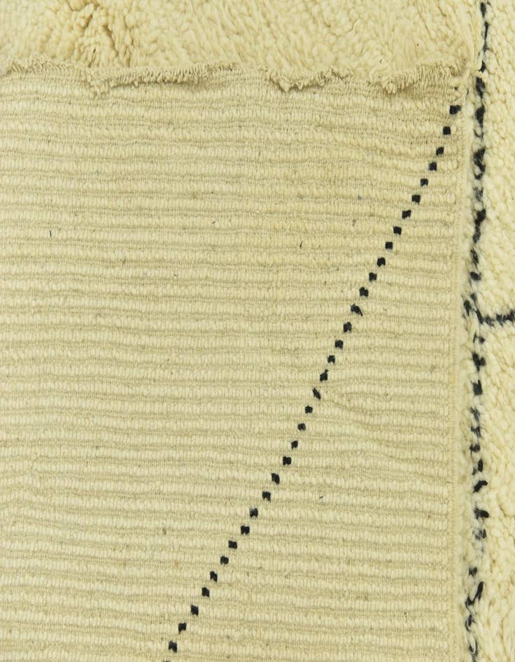 Detail image of  6' 6 x 9' 5  Hand Knotted Moroccan Wool Rug