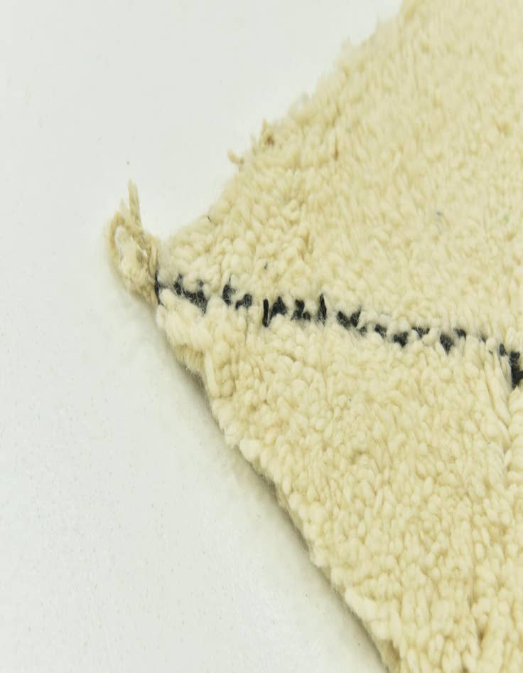 Detail image of  6' 6 x 9' 5  Hand Knotted Moroccan Wool Rug