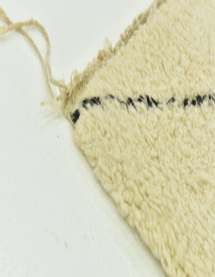 Detail image of  6' 5 x 10' 2  Hand Knotted Moroccan Wool Rug