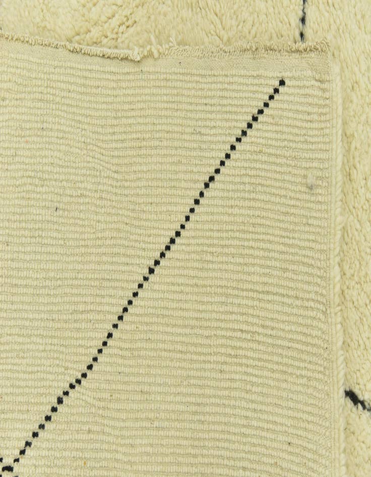 Detail image of  7' 1 x 9' 3  Hand Knotted Moroccan Wool Rug