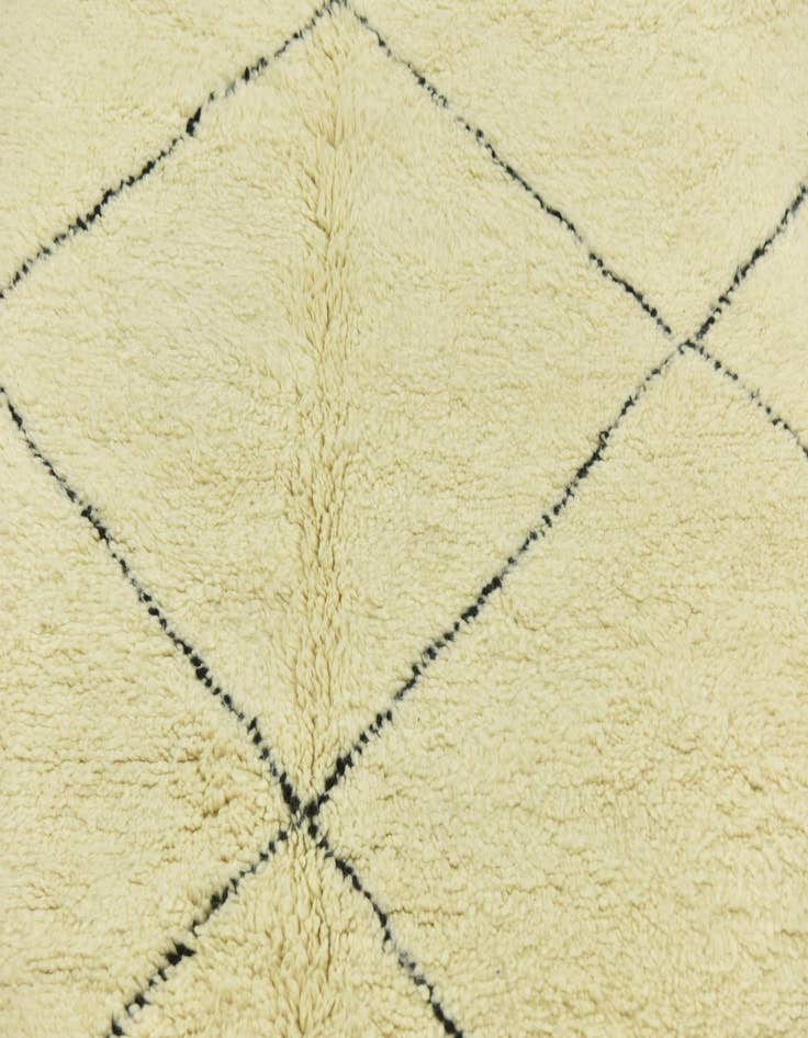 Detail image of  7' 1 x 9' 3  Hand Knotted Moroccan Wool Rug
