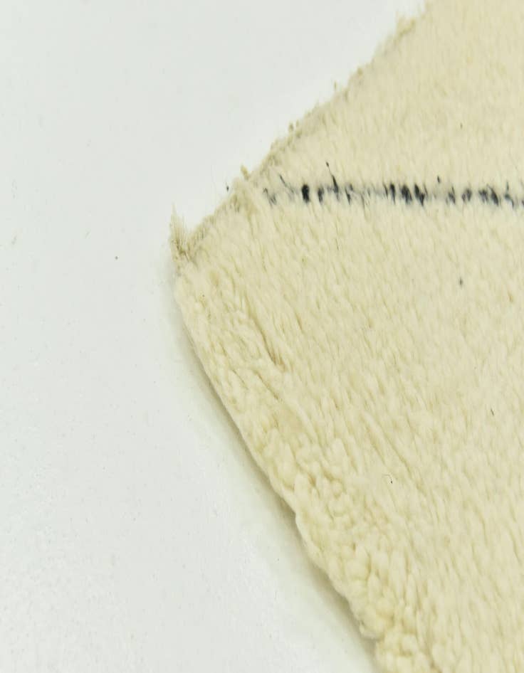 Detail image of  7' 1 x 9' 3  Hand Knotted Moroccan Wool Rug