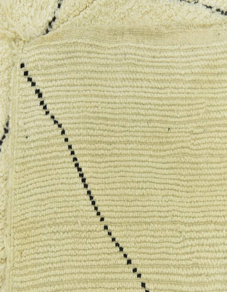 Detail image of  6' 10 x 10' 6  Hand Knotted Moroccan Wool Rug